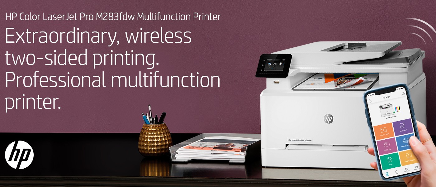 HP Color LaserJet Pro MFP M283Fdw Printer